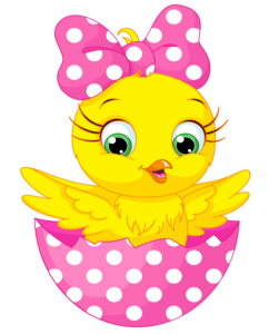a cute easter chick